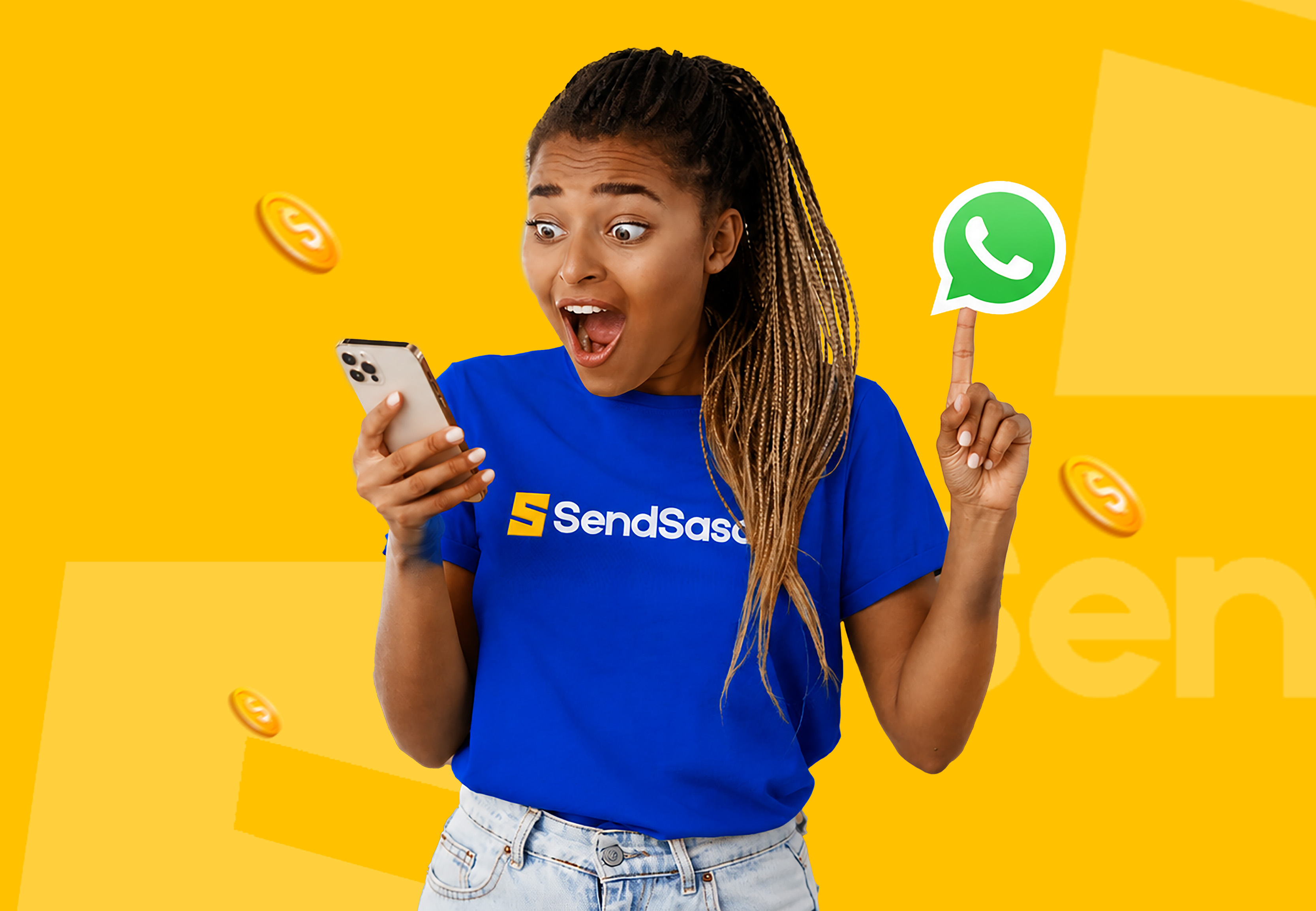 sendsasa on whatsapp