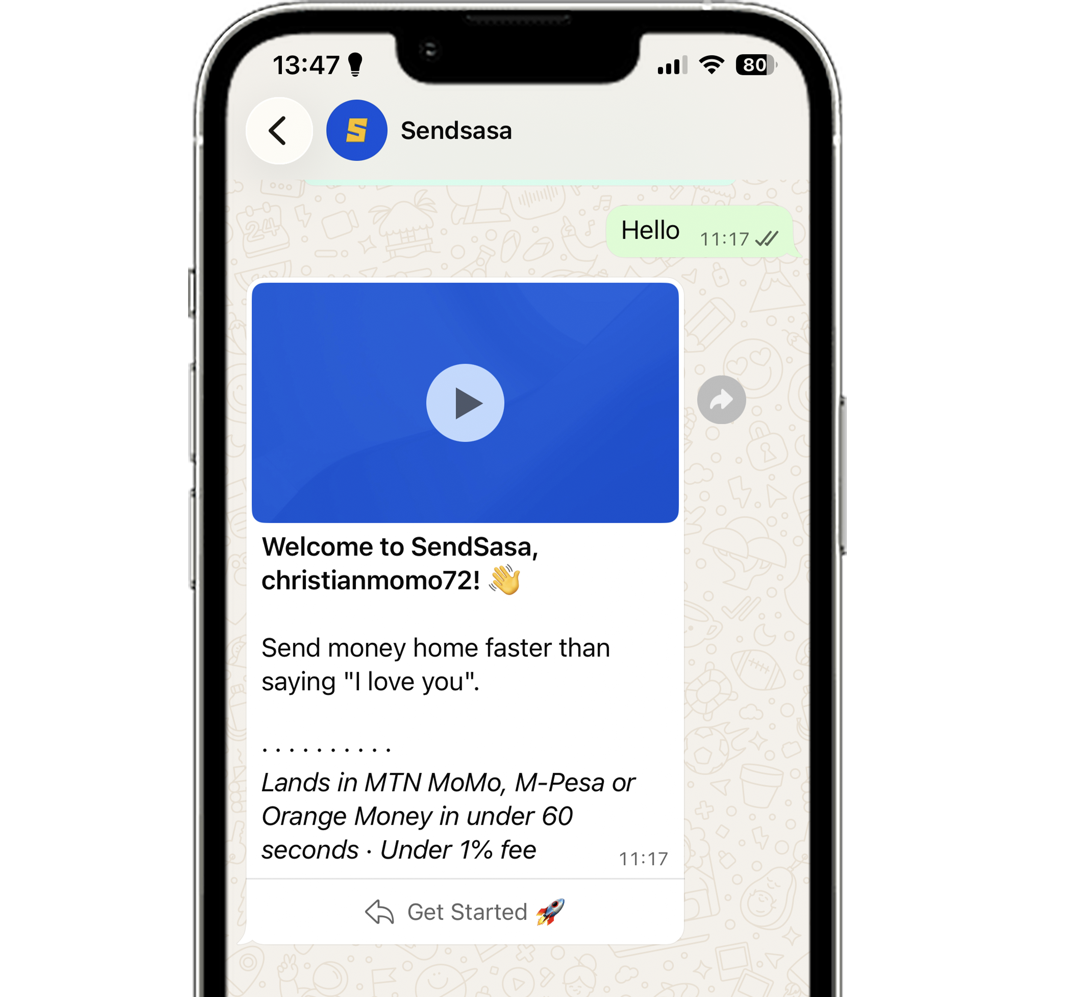 send money feature